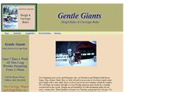 Desktop Screenshot of gentlegiantsrides.com