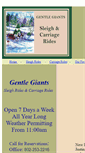 Mobile Screenshot of gentlegiantsrides.com